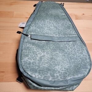 Glove‎ It Tennis Bag Backpack Teal Leopard Print